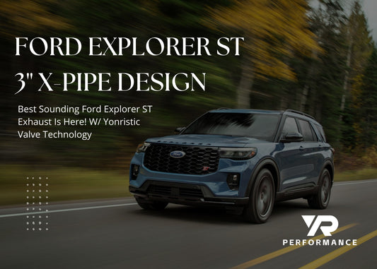 3" X-pipe Ford Explorer ST with Yonristic Performance Exhaust