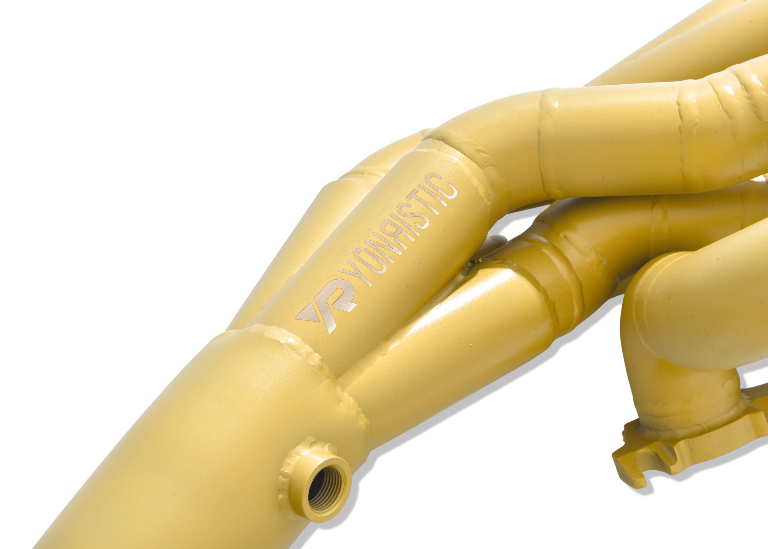 Cerakote Coated Gold Component Close-up