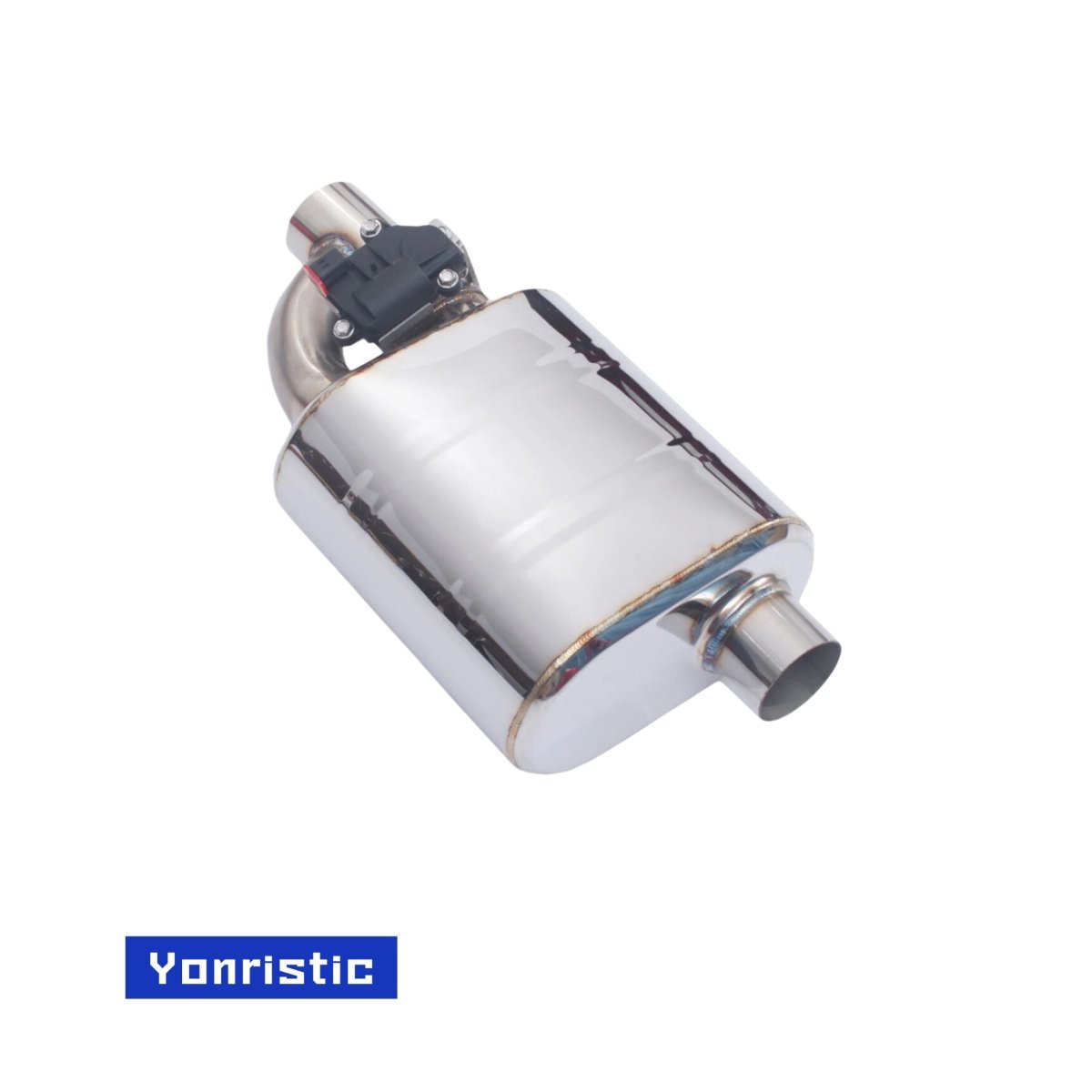 Yonristic Universal Muffler Single - Single Kit With Electrical ValvesYonristicStainless Steel