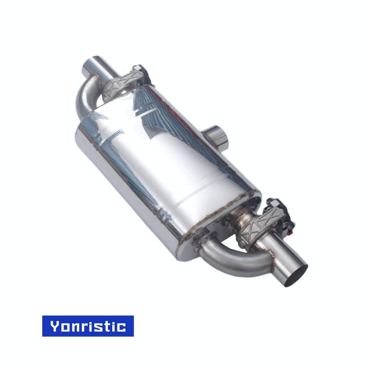 Yonristic Universal Muffler T - Style Racing Performance Kit With Electrical ValvesYonristicStainless Steel