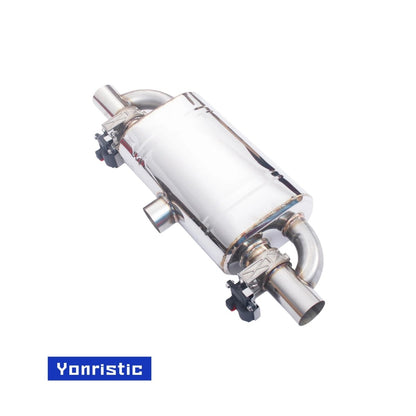 Yonristic Universal Muffler T - Style Racing Performance Kit With Electrical ValvesYonristicStainless Steel