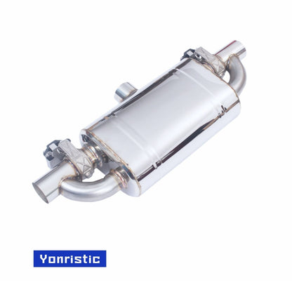 Yonristic Universal Muffler T - Style Racing Performance Kit With Electrical ValvesYonristicStainless Steel