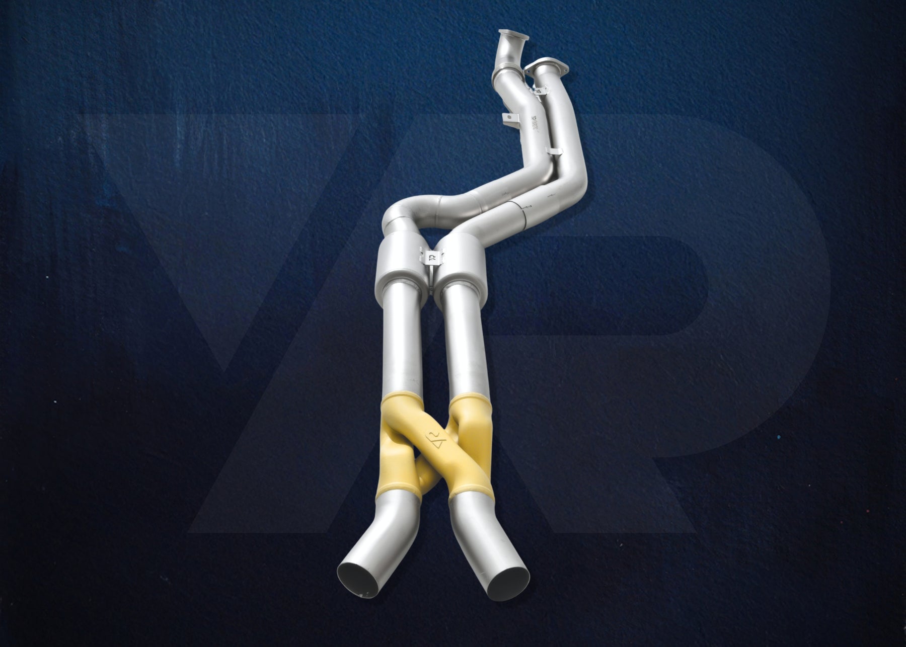 VANTA GOLD EVO 3-inch midpipe with enlarged AURUM core and two resonators
